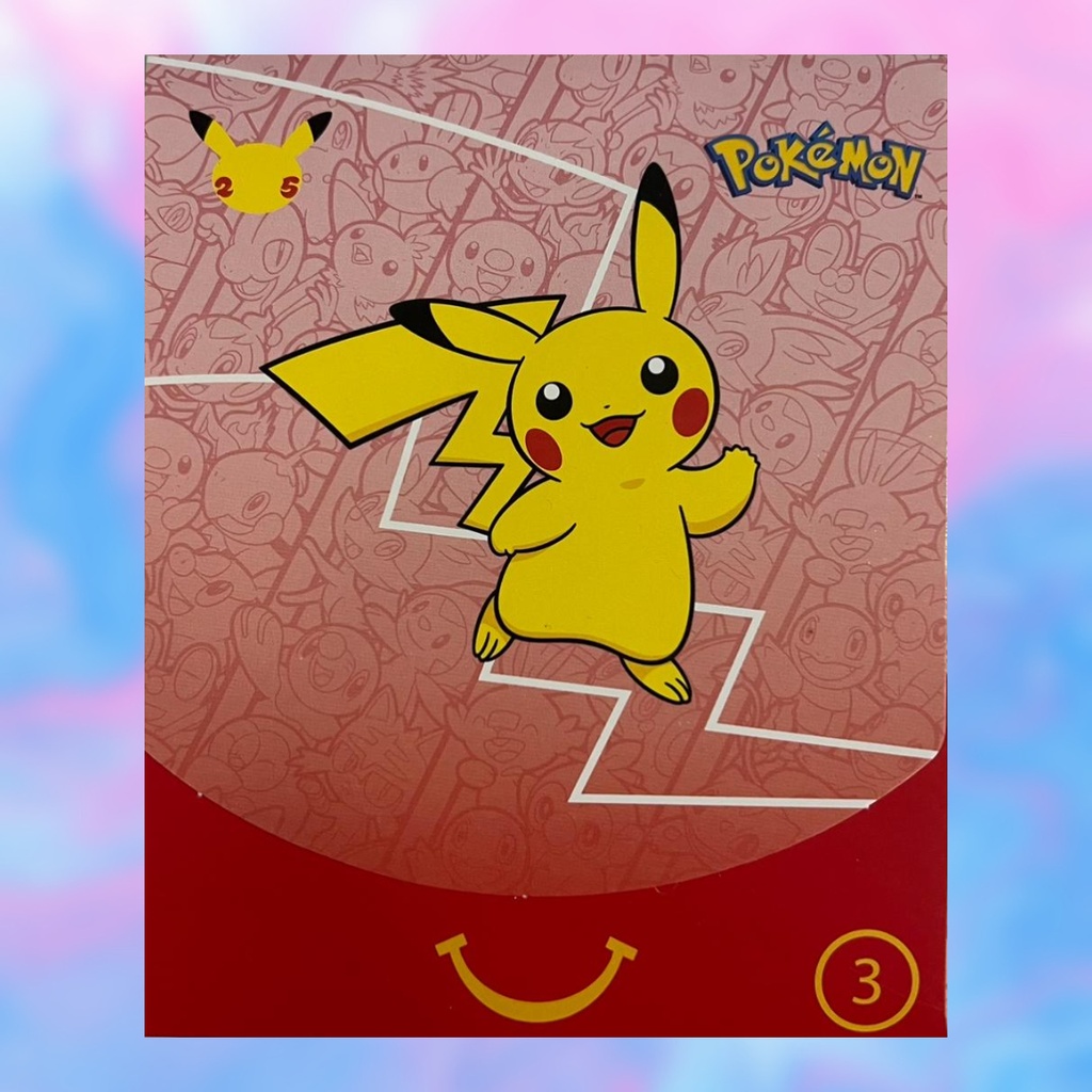 25th Anniversary McDonalds Pack With Pokemon Gift Inside