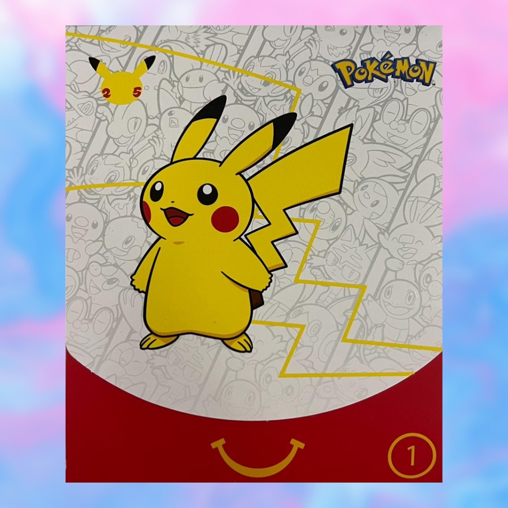 25th Anniversary McDonalds Pack With Pokemon Gift Inside