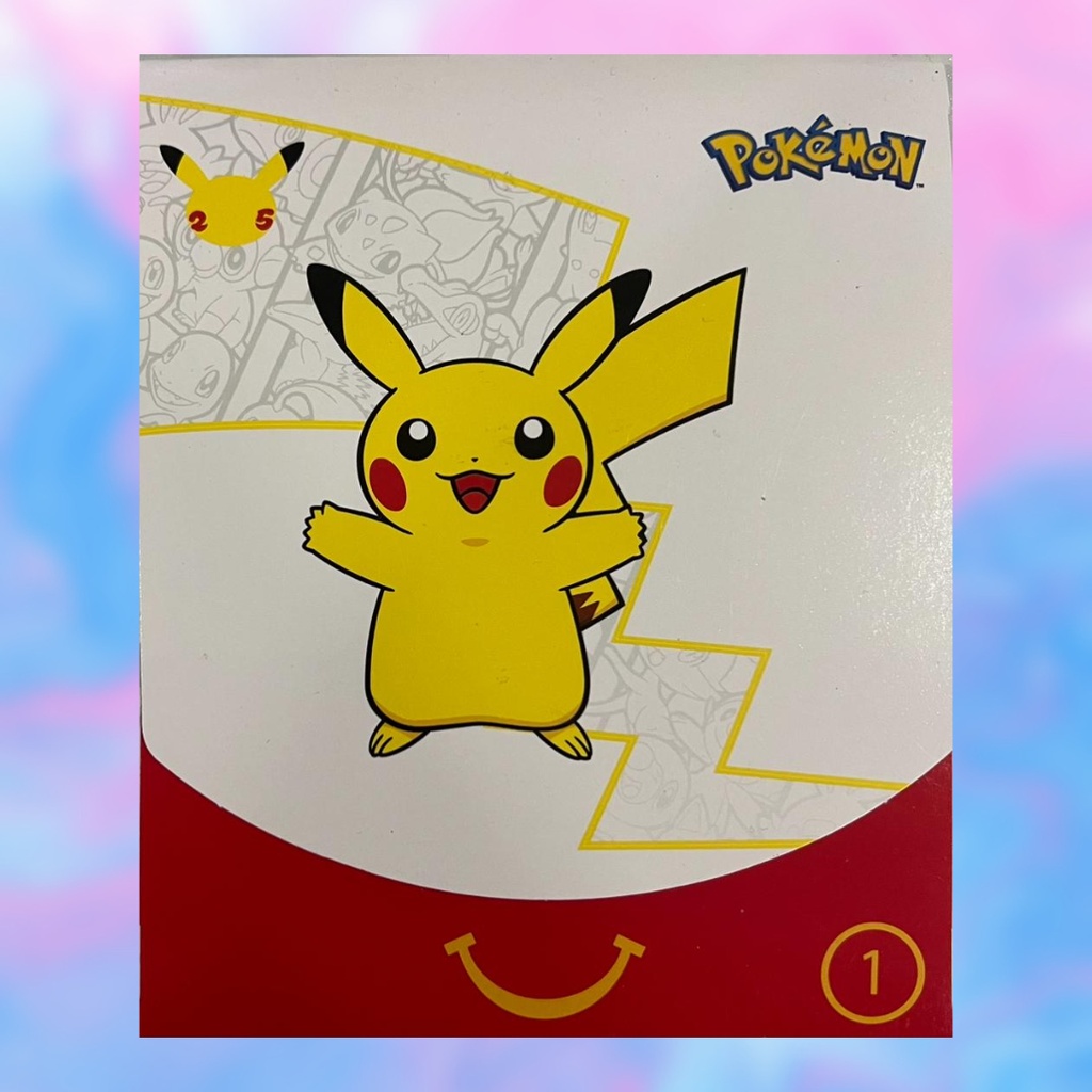 25th Anniversary McDonalds Pack With Pokemon Gift Inside