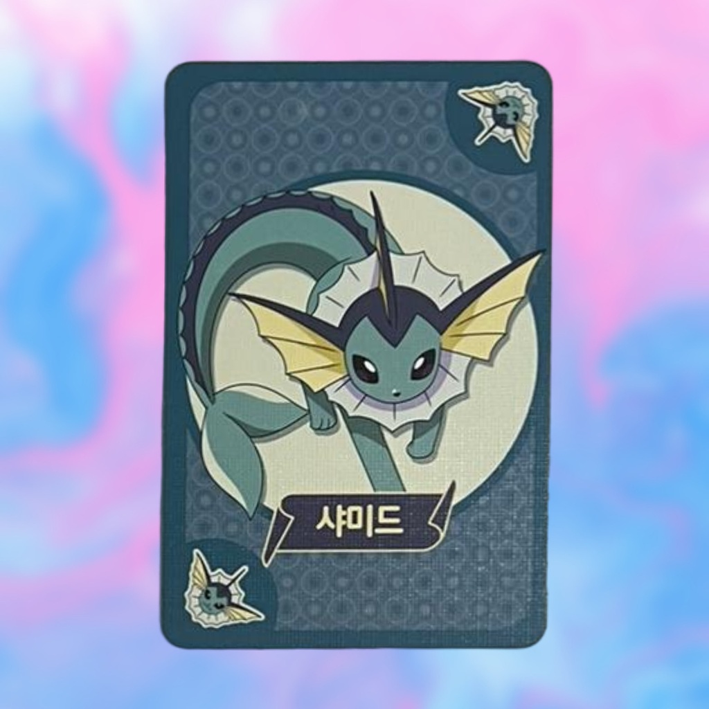 Vaporeon Rare Salad Korean Card