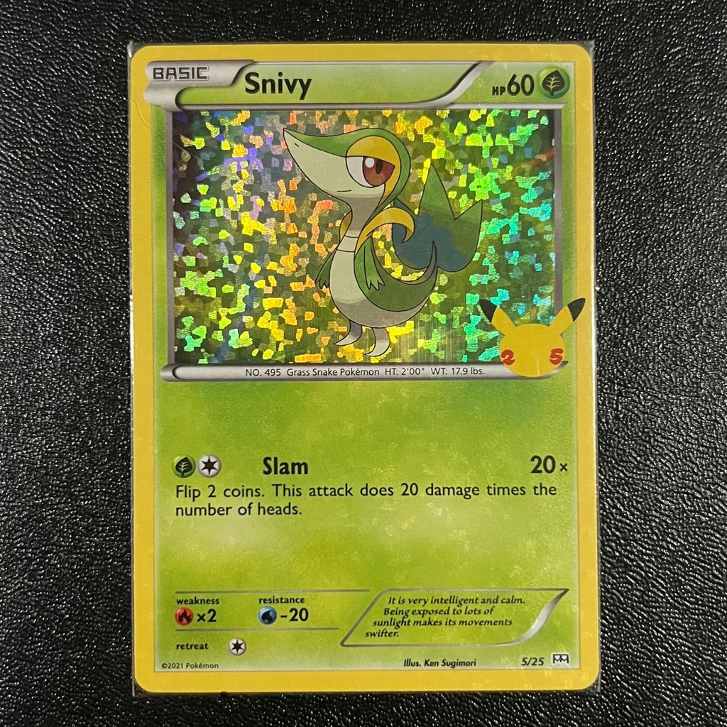 Snivy 25th Celebrations Mcd Holo 5/25 (State A) 