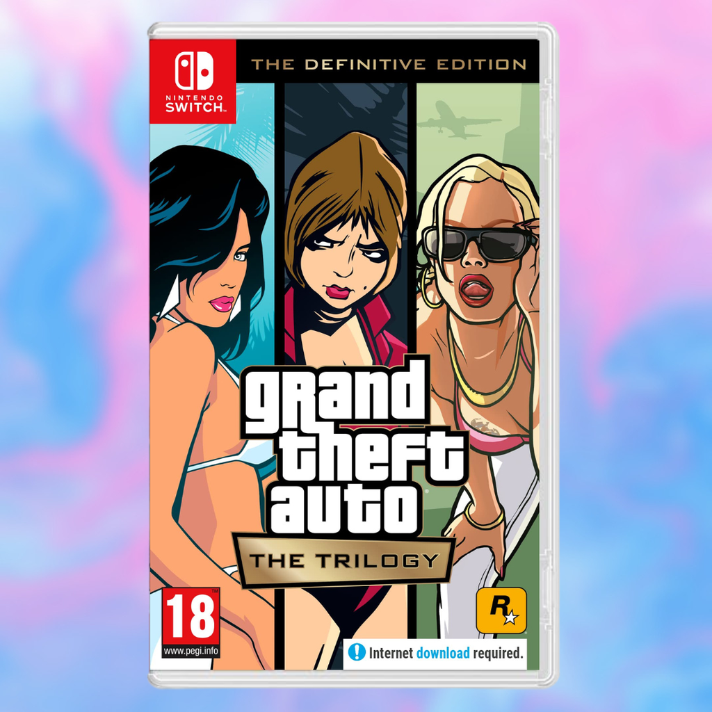 Grand Theft Auto Trilogy The Definitive Edition Nintendo Switch (Pre-owned) (With Box & Cover)