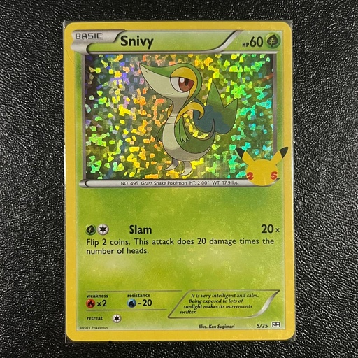 Snivy 25th Celebrations Mcd Holo 5/25 (State A) 