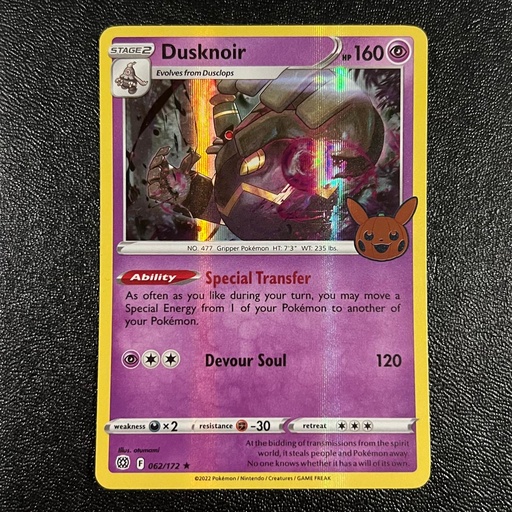 Dusknoir Halloween Holo 62/172 (State A)